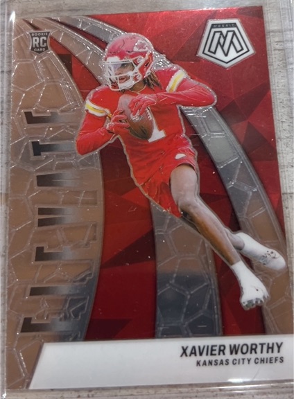2024 Panini Mosaic Elevate #7 Xavier Worthy — front