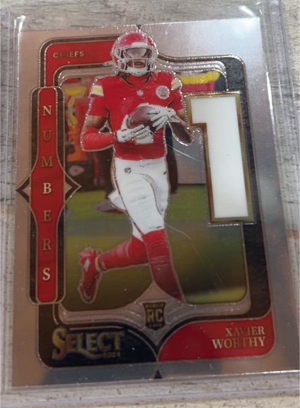 2024 Panini Select #8 Xavier Worthy — front