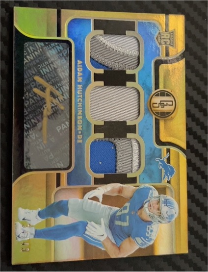 2022 Panini Gold Standard Double Prime #DP Aidan Hutchinson — front