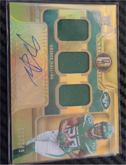 2024 Panini Absolute Derrick Hall #01/10 — front