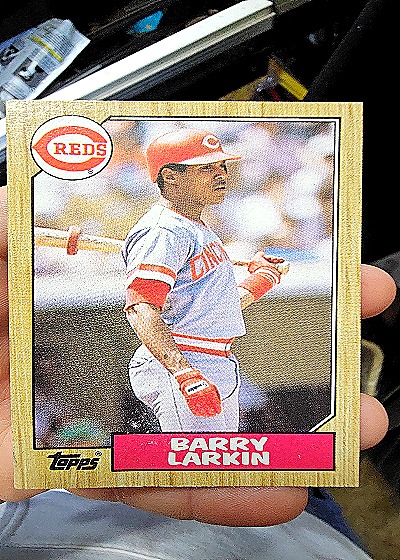 1987 Topps #648 Barry Larkin — front