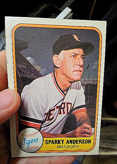 1981 Fleer #460 Sparky Anderson — front