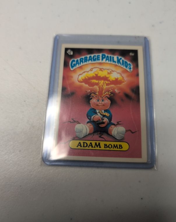 1985 Topps Garbage Pail Kids #8a Adam Bomb — front