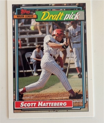 1992 Topps #734 Scott Hatteberg — front