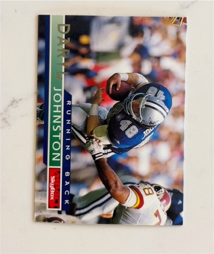 1995 SkyBox Impact #38 Daryl Johnston — front
