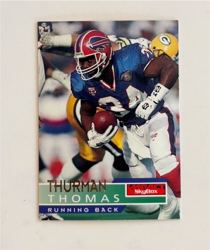 1995 SkyBox Impact #13 Thurman Thomas — front