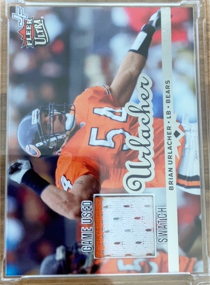 2006 Fleer Ultra Game Used Swatch Brian Urlacher — front