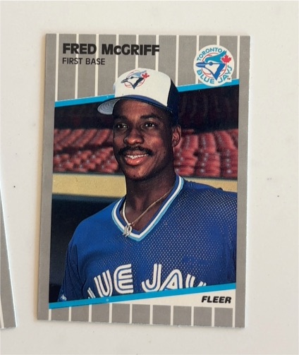 1989 Fleer #240 Fred McGriff — front
