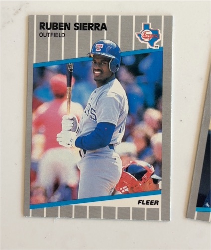 1989 Fleer #532 Ruben Sierra — front