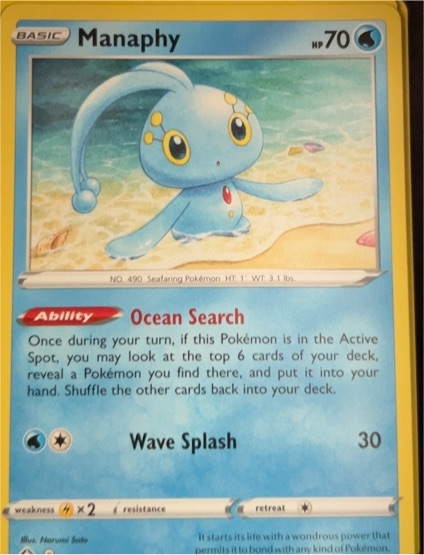 2021 Pokémon Shining Fates #024 Manaphy — front