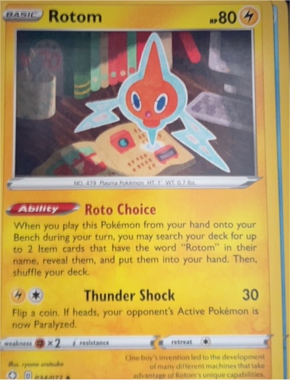 2021 Pokémon Shining Fates #034 Rotom — front