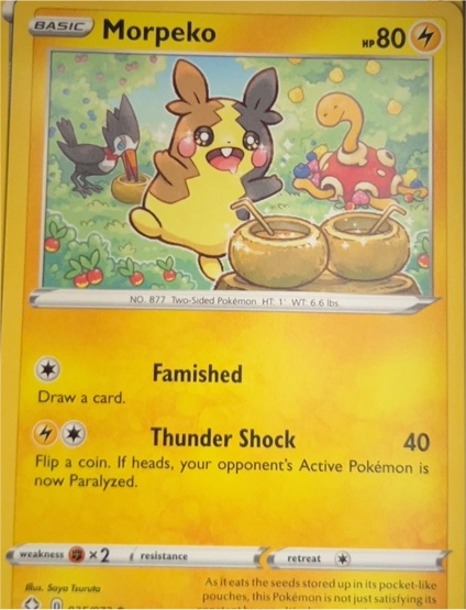 2021 Pokémon TCG Shining Fates #035 Morpeko — front