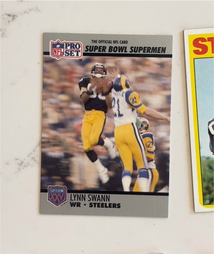 1990 Pro Set Super Bowl Supermen Lynn Swann — front