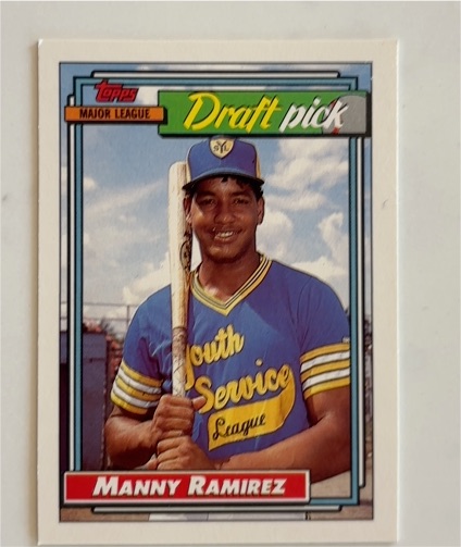 1992 Topps #156 Manny Ramirez — front