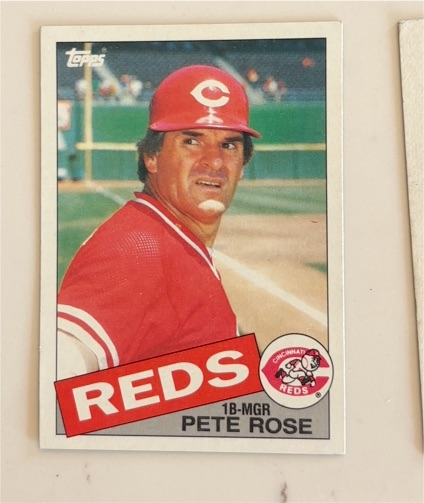 1985 Topps #600 Pete Rose — front