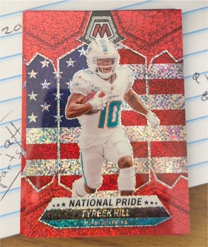 2024 Panini Mosaic #261 National Pride Tyreek Hill — front