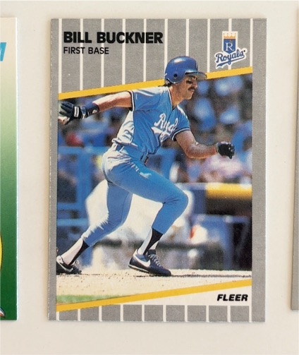 1989 Fleer #278 Bill Buckner Kansas City Royals — front
