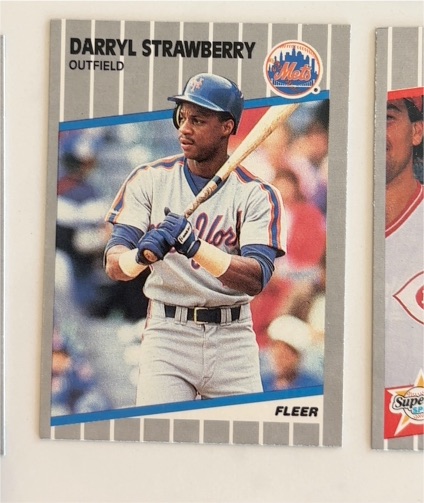 1989 Fleer #49 Darryl Strawberry — front