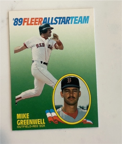 1989 Fleer All Star Team #6 Mike Greenwell — front