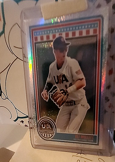 2025 Panini USA Baseball Stars & Stripes #USA-31 Eli Morgan — front