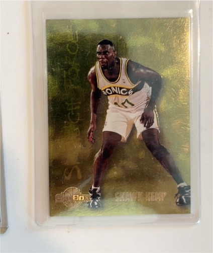1994-95 SkyBox SkyTech Force #SF10 Shawn Kemp — front