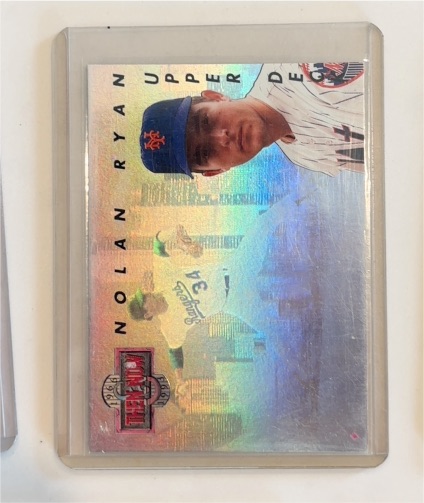 1993 Upper Deck Then and Now #TN5 Nolan Ryan — front