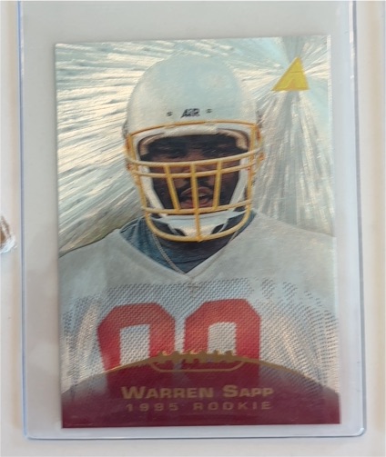 1995 Pinnacle #222 Warren Sapp — front