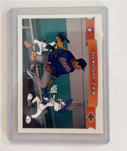 1991 Upper Deck "The National" 7/4/91 Nolan Ryan #NNO — front