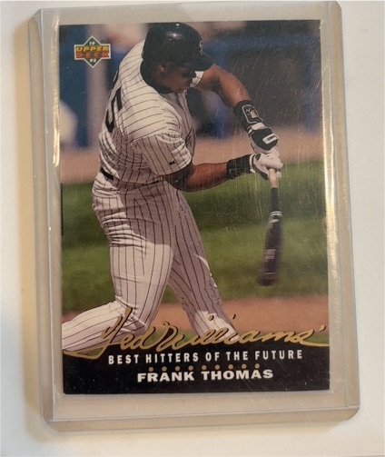 1992 Upper Deck #T19 Frank Thomas — front