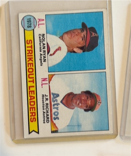 1979 Topps #6 Nolan Ryan/J.R. Richard Strikeout Leaders — front