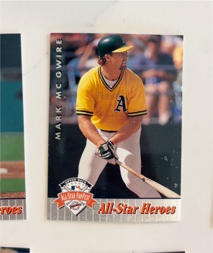 1992 Upper Deck All-Star FanFest #32 Mark McGwire — front
