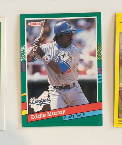 1991 Donruss #502 Eddie Murray Los Angeles Dodgers — front