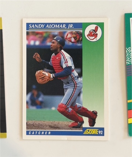 1992 Score #510 Sandy Alomar Jr. — front