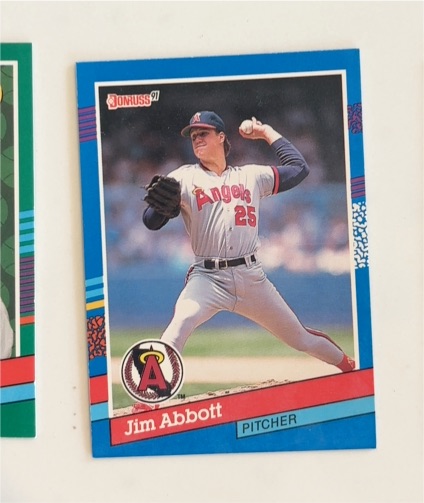 1991 Donruss #78 Jim Abbott California Angels — front