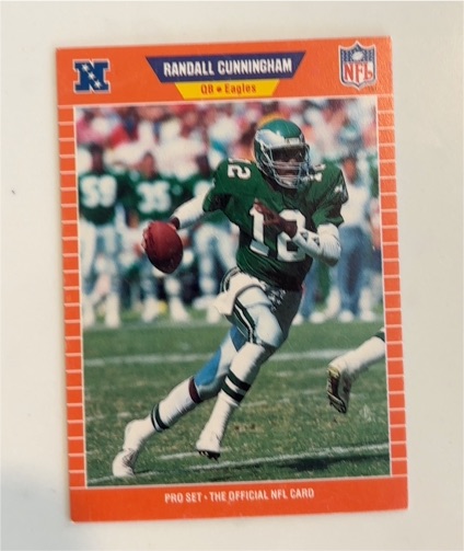 1989 Pro Set #315 Randall Cunningham — front