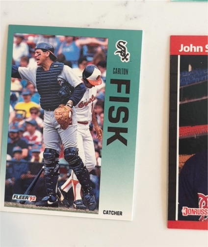 1992 Fleer #78 Carlton Fisk — front