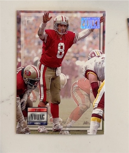1993 Pro Set Power #108 Steve Young — front