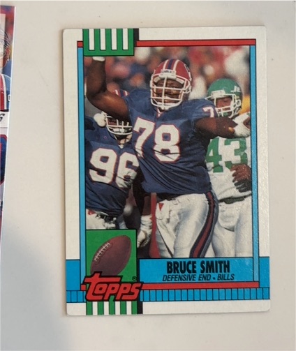 1990 Topps #205 Bruce Smith — front