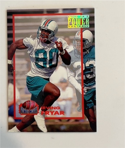 1993 Pro Set Power Moves #PM16 Irving Fryar — front