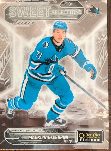 2024-25 O-Pee-Chee Platinum #SS-11 Macklin Celebrini Sweet Selections — front