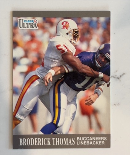 1991 Fleer Ultra #267 Broderick Thomas — front