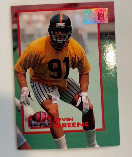 1993 Pro Set Power Moves #PM25 Kevin Greene — front