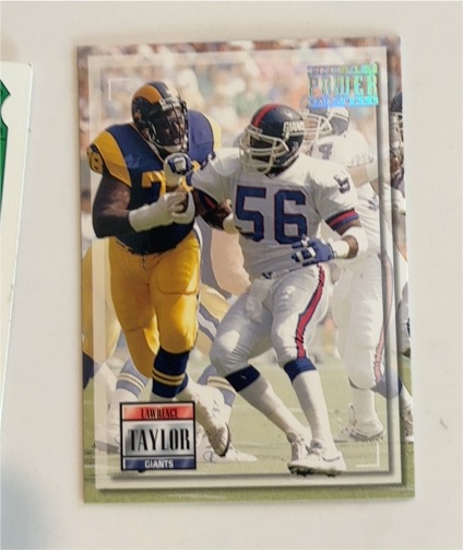 1993 Pro Set Power #156 Lawrence Taylor — front
