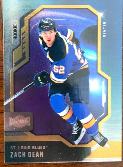 2024-25 SkyBox Metal Universe #141 Zach Dean Rookie St. Louis Blues — front