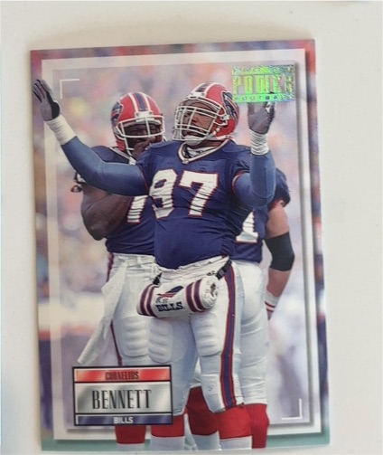 1993 Pro Set Power #97 Cornelius Bennett — front