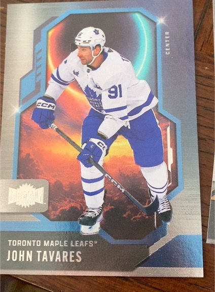 2024-25 Skybox Metal Universe #91 John Tavares — front