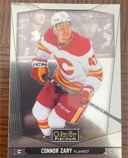 2024-25 O-Pee-Chee Platinum #52 Connor Zary — front