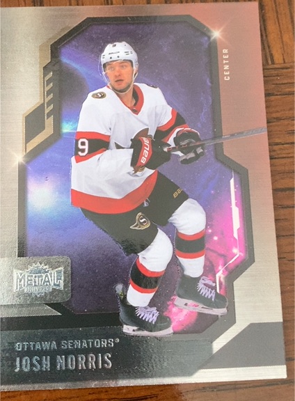2024-25 SkyBox Metal Universe #34 Josh Norris — front