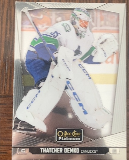 2024-25 O-Pee-Chee Platinum #166 Thatcher Demko — front