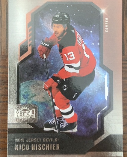 2024-25 Skybox Metal Universe #49 Nico Hischier — front